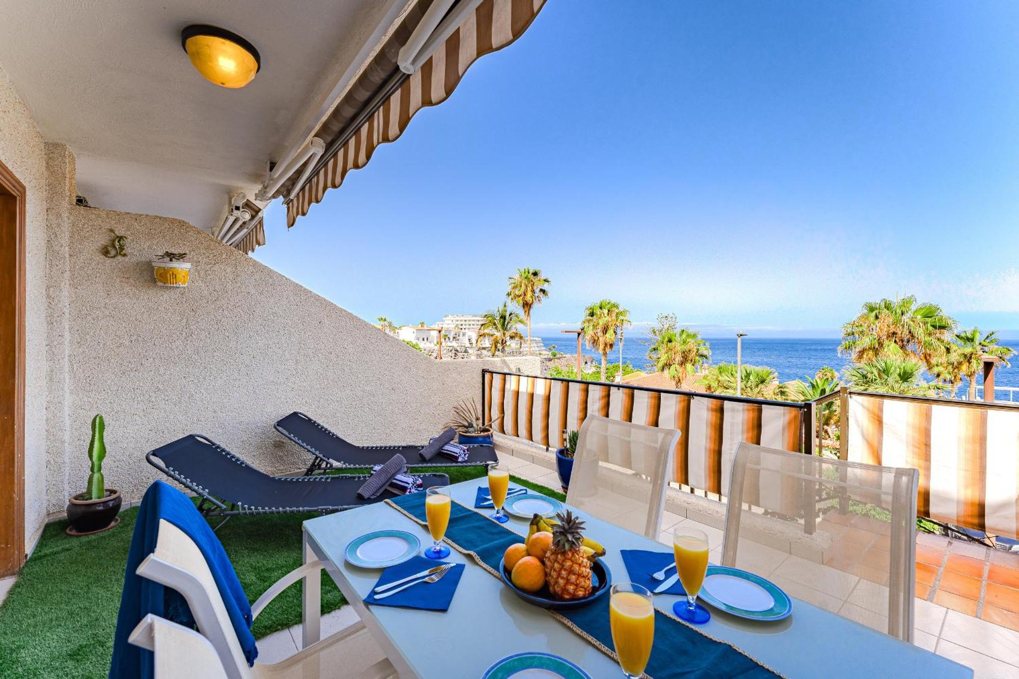 Sea View Apartment Deja Blue - Los Gigantes Puerto de Santiago  Buitenkant foto